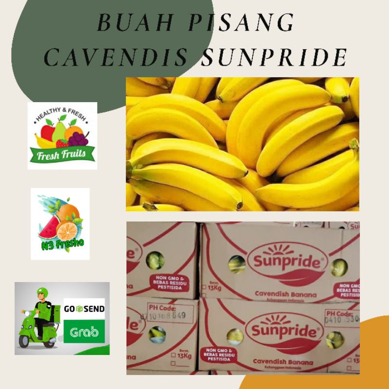 

Buah Pisang Sunpride 1 Dus Buah Pisang Cavendish Buah Pisang Ambon Cavendish Box Buah Pisang Segar