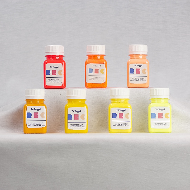 

REC 80gr 30gr Cat Serbaguna Sterofoam Styrofoam/ Kain Lukis Foam Gabus Kaos Kanvas Basis Sepatu Spanduk Poster Malang