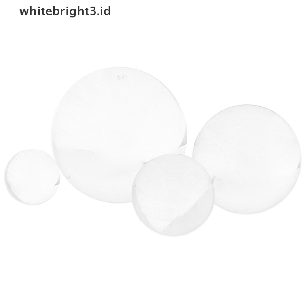 (whitebright3.id) 1pc Bola Kristal Kuarsa Bening Untuk Dekorasi Rumah / Properti Fotografi
