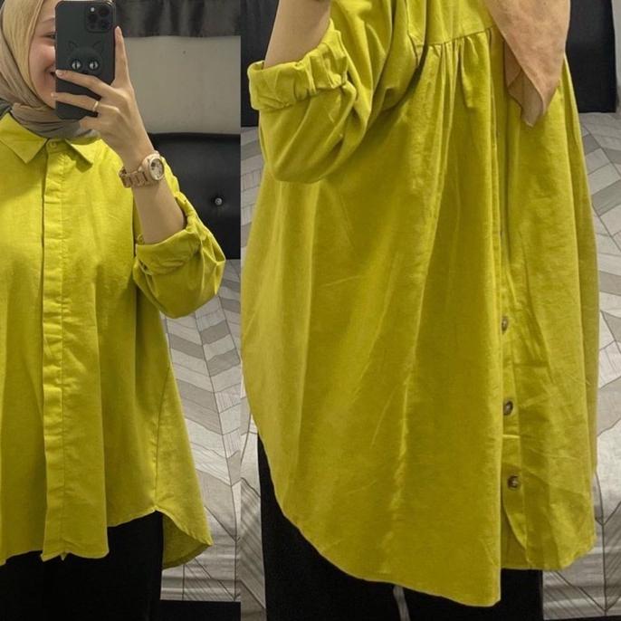 ️ GFS RIKA MUCH BUTTON TOP grosir