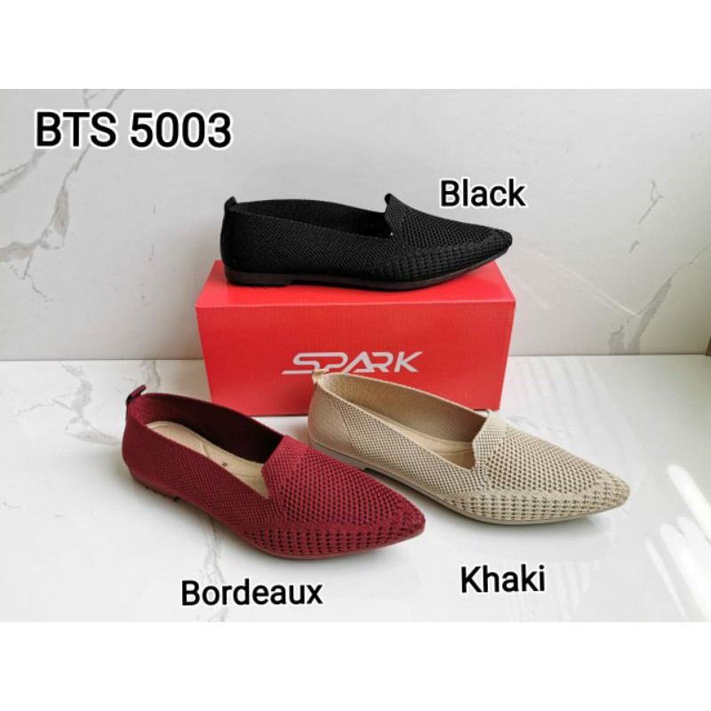 sepatu wanita-sepatu balet-sepatu teplek-sepatu spark-5003-sepatu rajut-sepatu impor-sepatu flat.