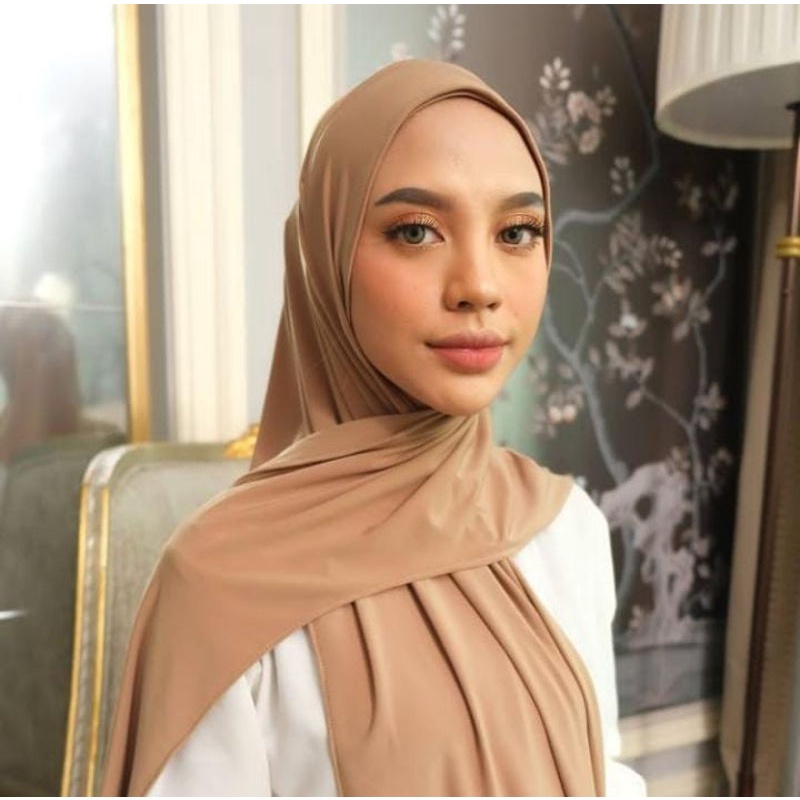 PASHMINA KUPING JERSEY NUNA HIJAB INSTAN PASHMINA VIRAL-4