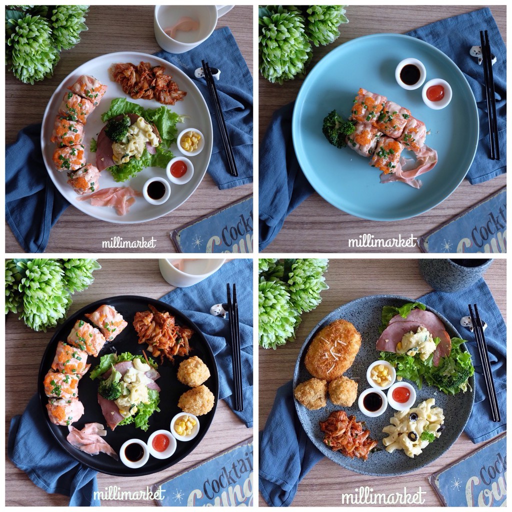 Piring saji keramik  diemeter 27cm Round Plate 27cm 