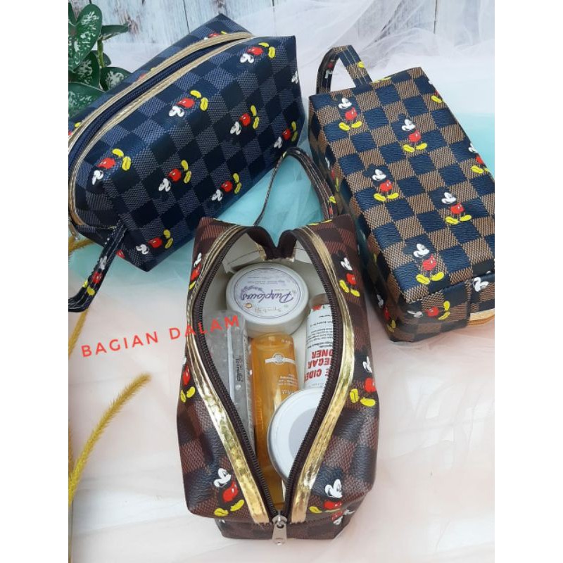 POUCH KOSMETIK  SERBAGUNA BENTUK LONTONG