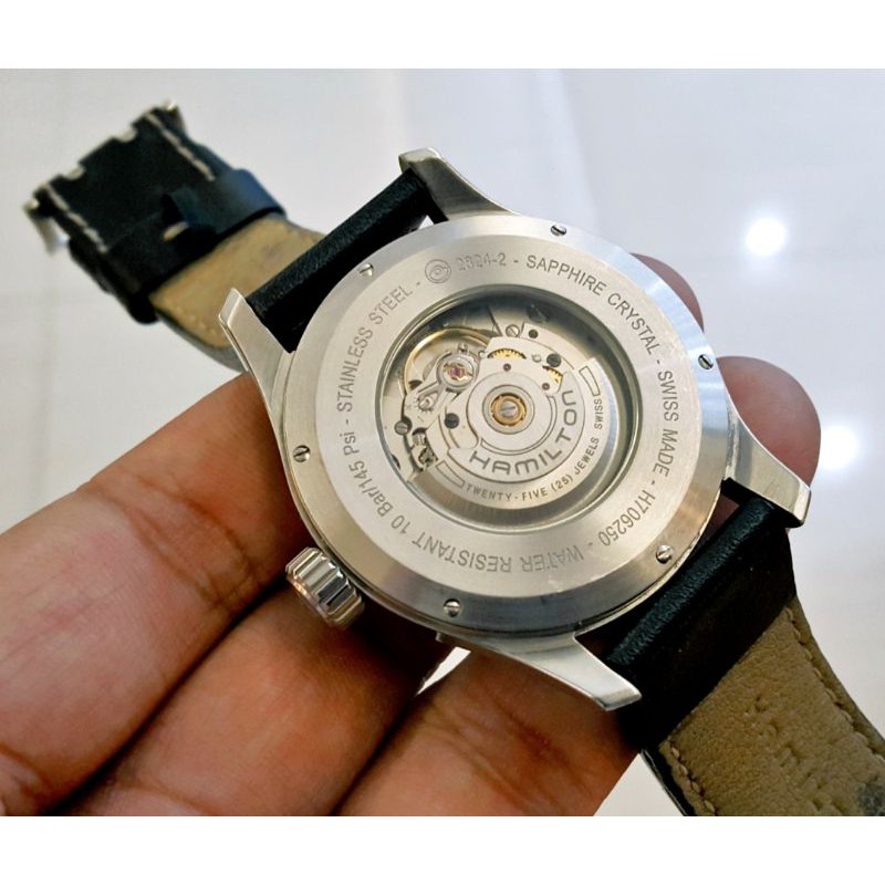 受賞店舗】 名品 HAMILTON KHAKI AUTOMATIC H706250 ecousarecycling.com