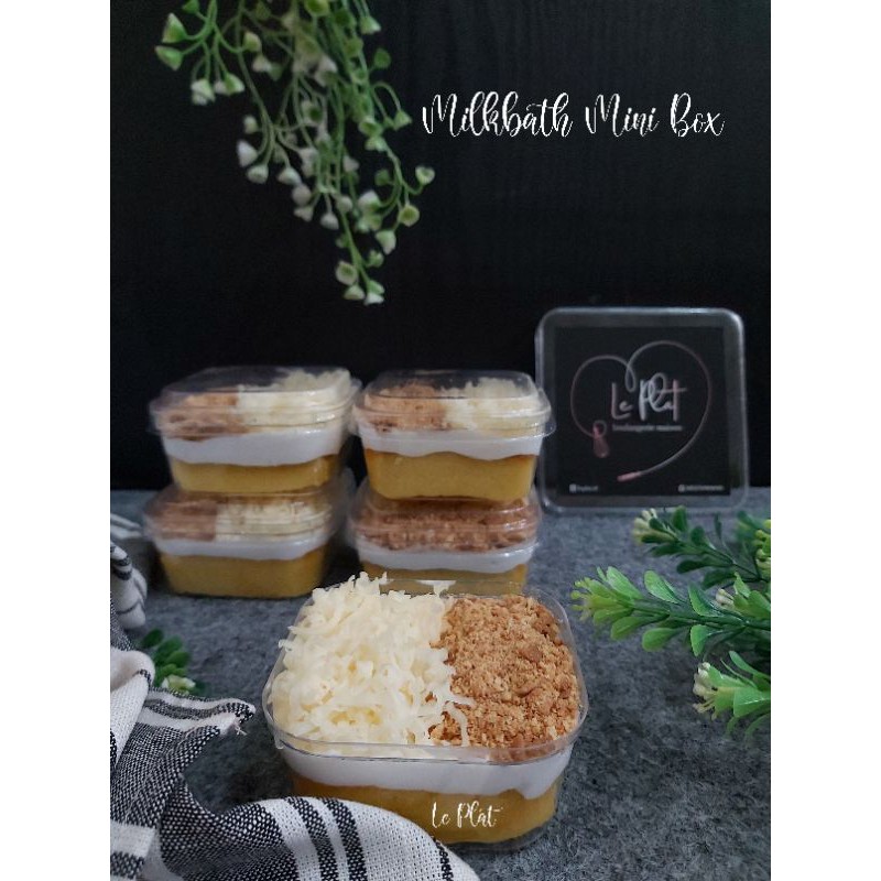 

Milkbath mini desert box