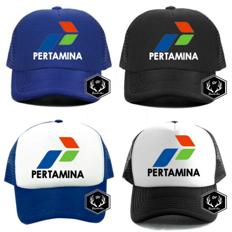 Topi Pertamina - Topi Trucker Pertamina