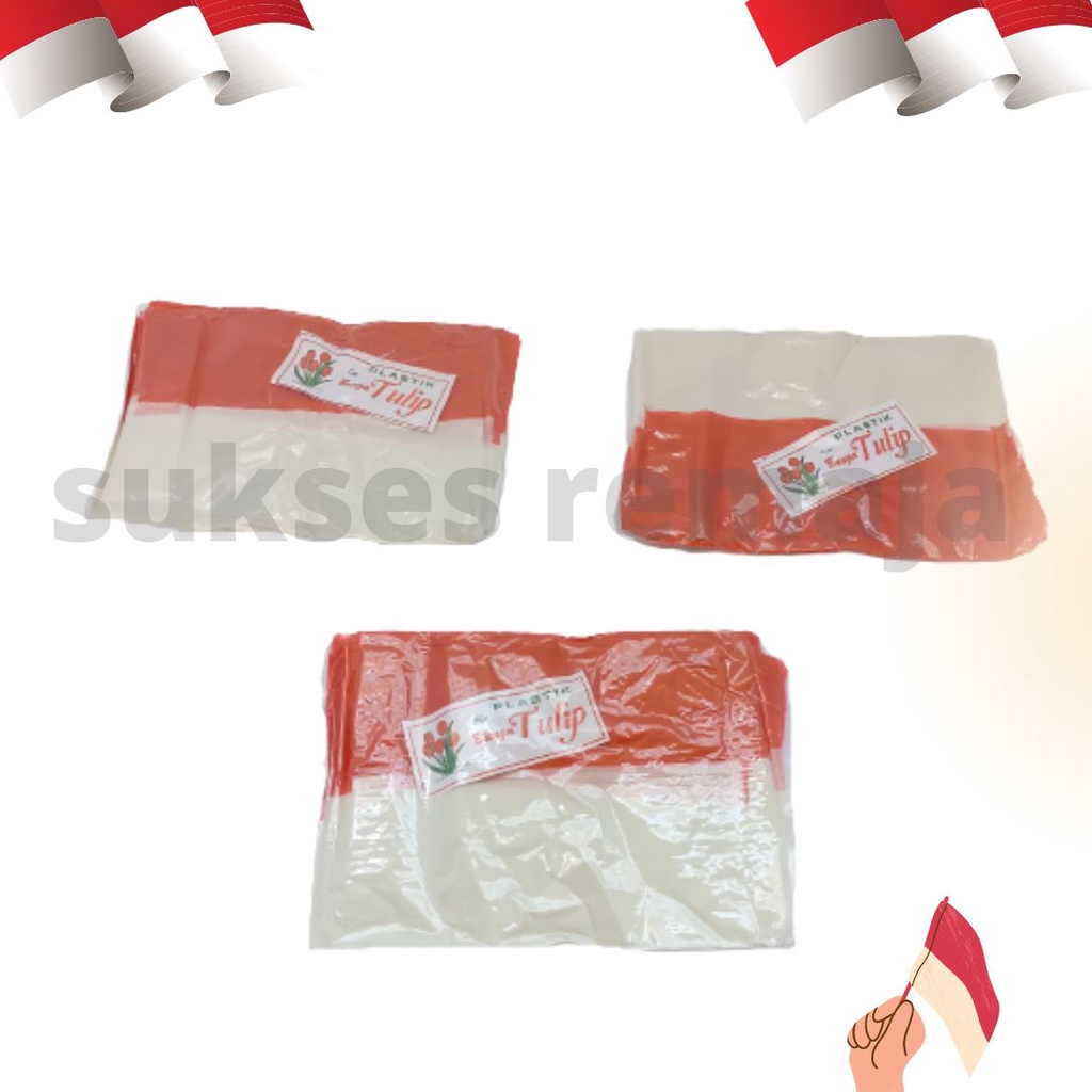 PROMO Bendera Plastik / Bendera Plastik / Bendera Plastik Murah / Bendera Plastik Bunga Tulip[