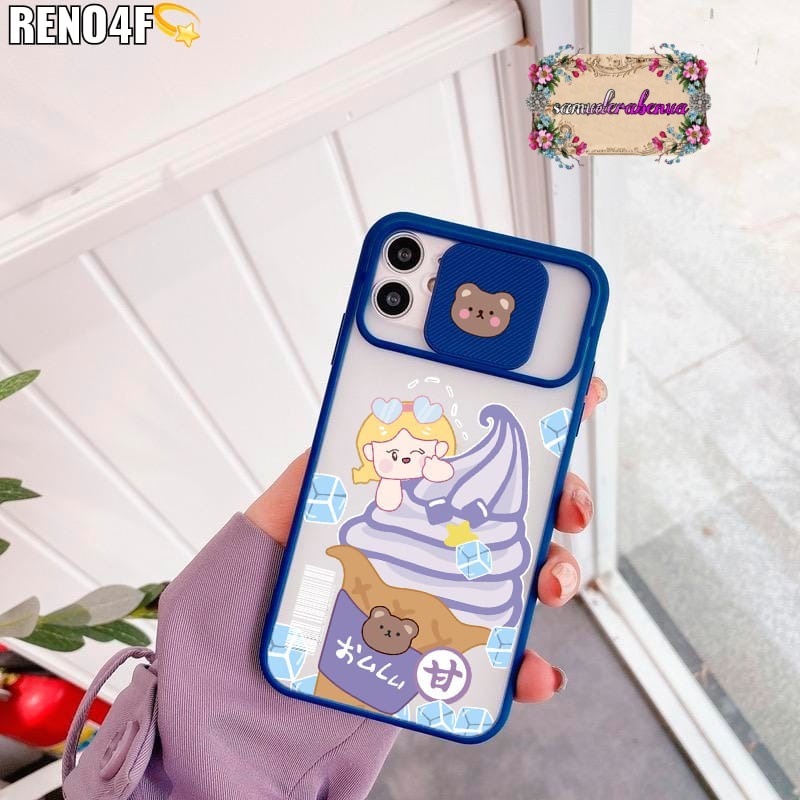 SS078 SOFTCASE slide KARAKTER  OPPO A15 A37 NEO 9 A5 A9 A52 A92 A53 A54 A16 A31 A3S A5S F9 A7 A12 A11K F1S A59 RENO 4 4F 2020 SB2912