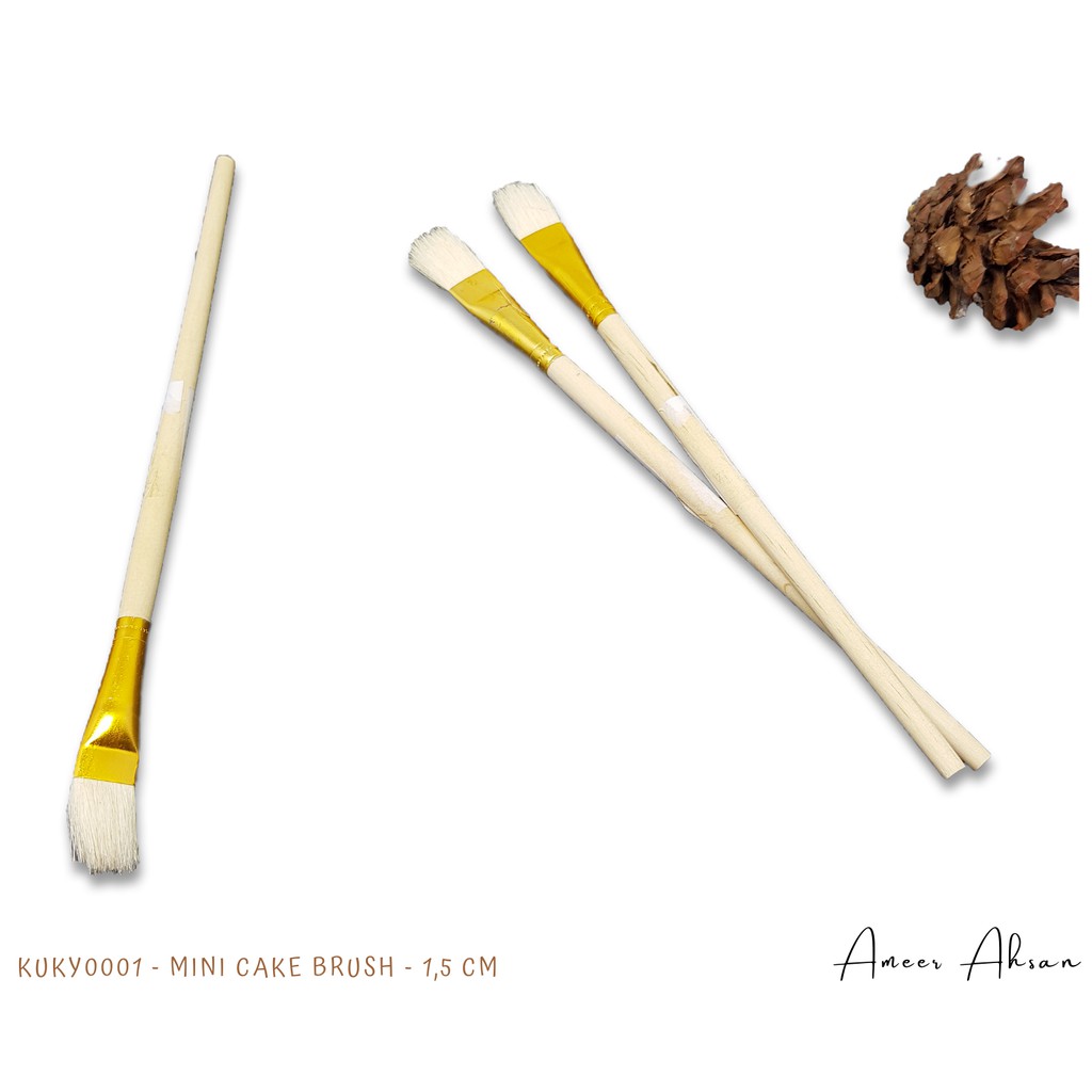 Kuas Kue Nastar Mini / Mini Cake Brush - 1,5 cm