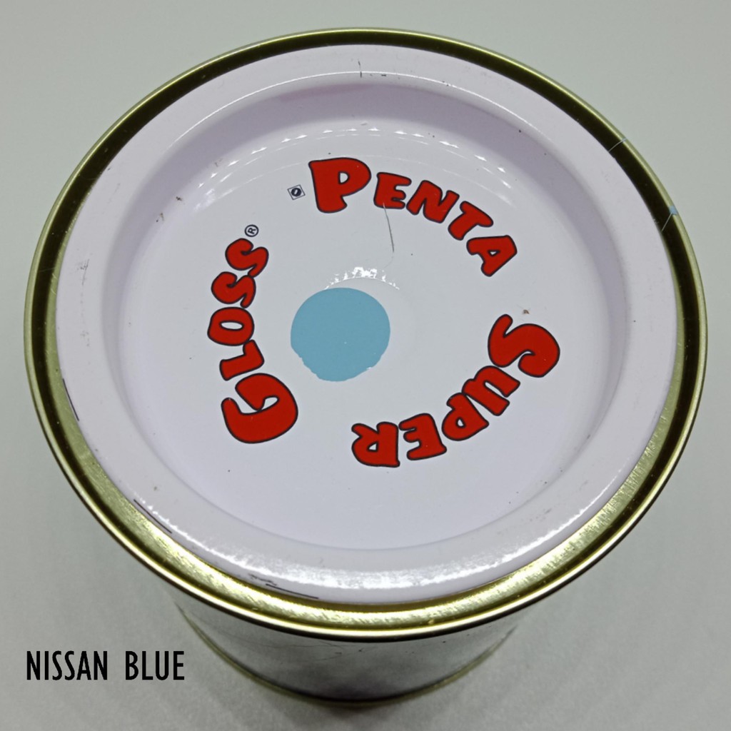 CAT PENTA NISSAN BLUE 126 2407 200 gram - cat penta biru - cat penta super gloss - cat mobil biru - cat motor biru