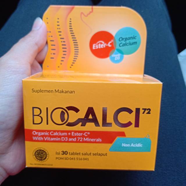 TERBARU Bio Calci Biocalci 72 plus ester C