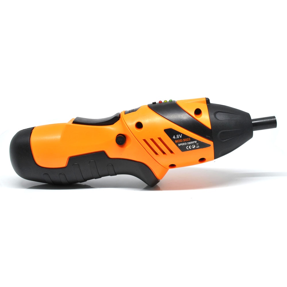 DCTools Bor Listrik Cordless Screwdriver Drill 45 in 1 4.8V - S023-4.8V - Orange