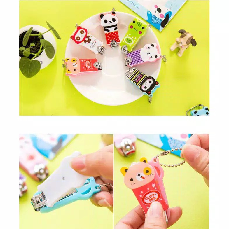 Gunting Kuku Karakter Mini / Cute Nail Clippers / Gunting Kuku untuk Hadiah Souvenir