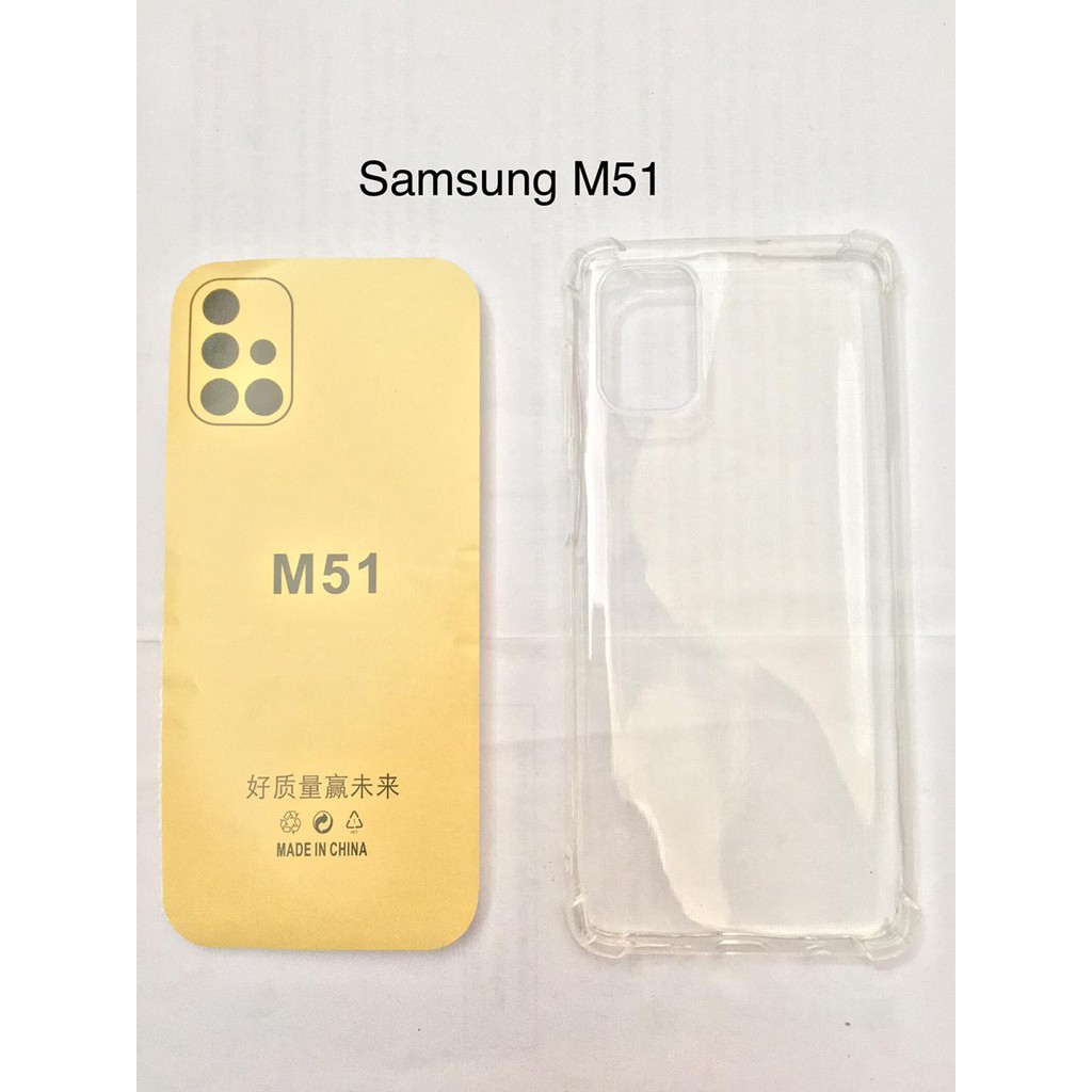 case silikon anticrack samsung m51