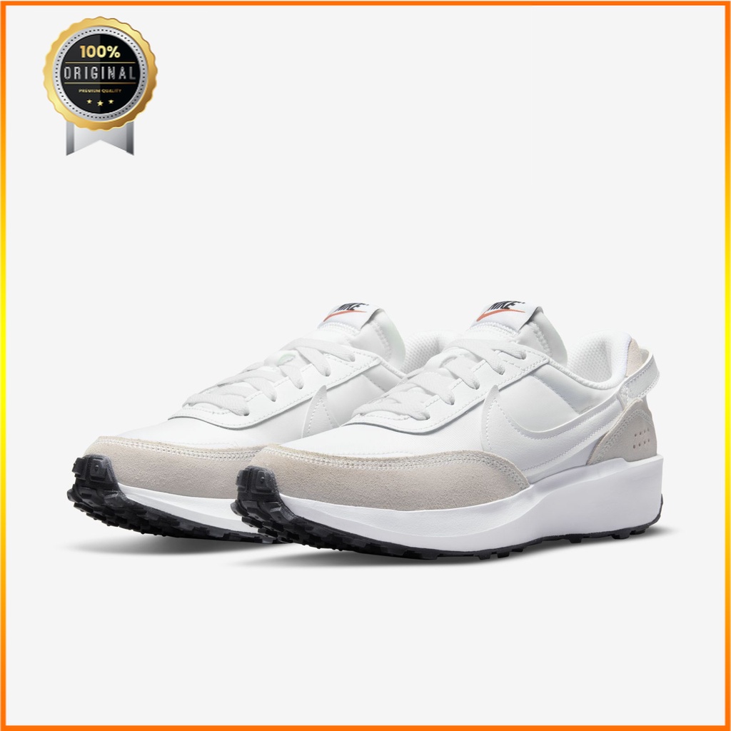 ORIGINAL Nike Women's Waffle Debut Shoes - White [DH9523-100]