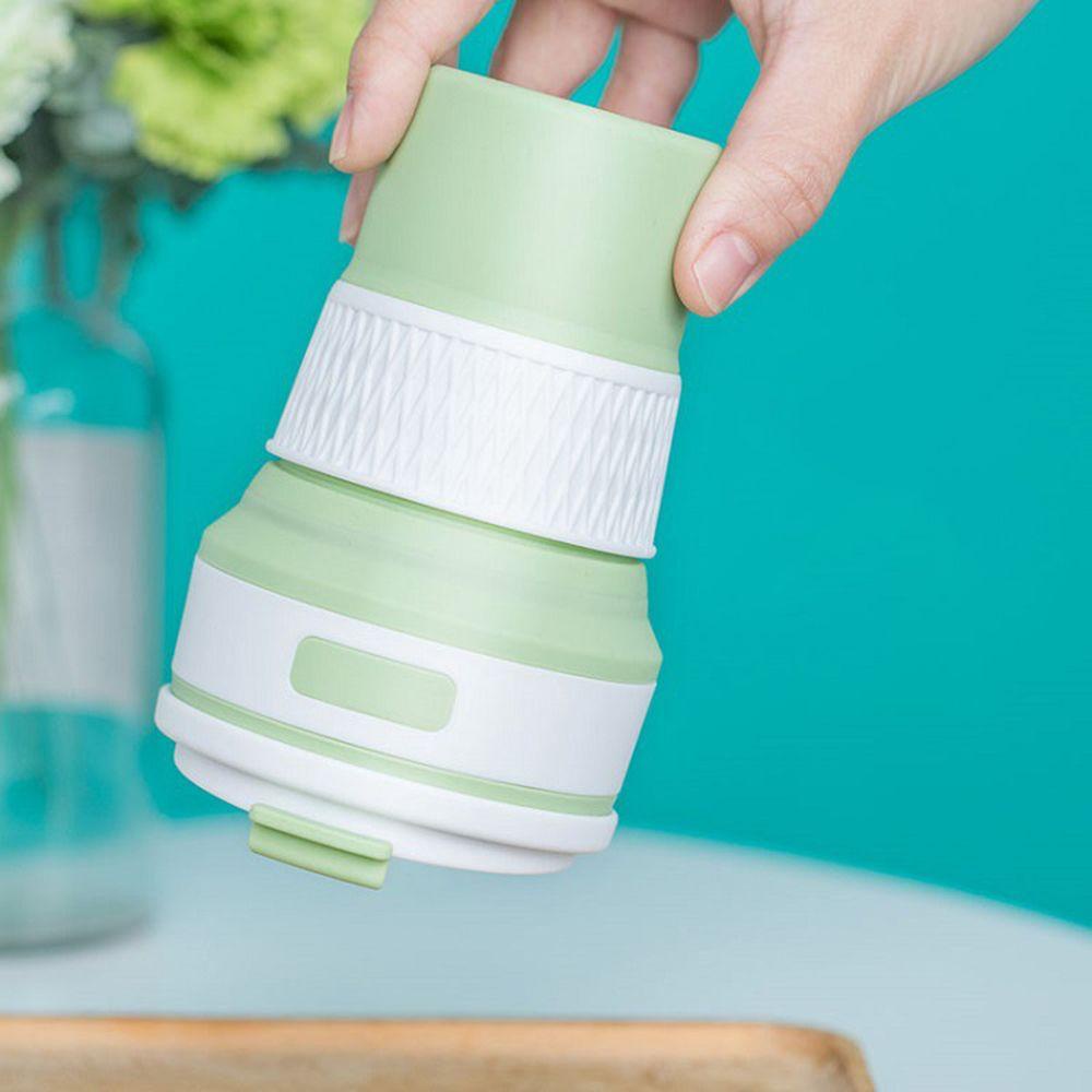 Populer 350ML Collapsible Silicone Cup Food Grade Outdoor Minum Sport Bottle Foldable Gelas Air