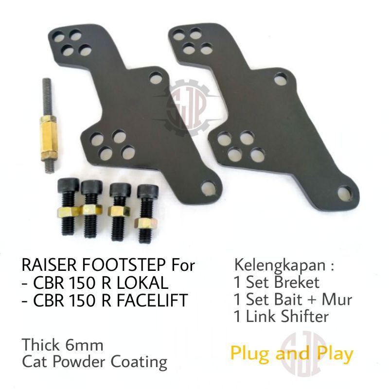 PENINGGI FOOTSTEP MOTOR CBR 150R FACELIFT DAN CBR 150R LOKAL K45/K45A