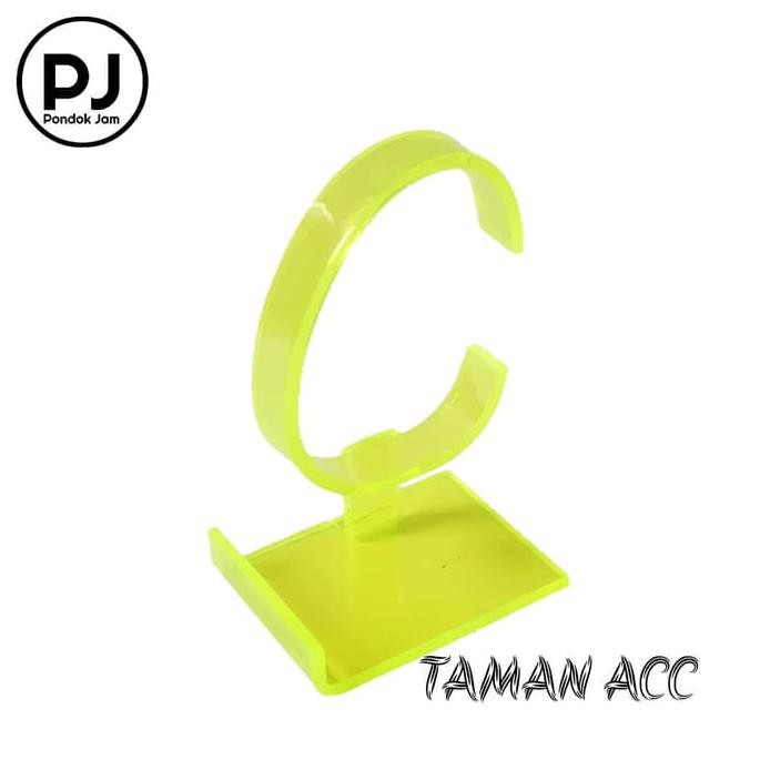 BASMINA_SHOP JUAL DISPLAY JAM TANGAN AKRILIK KECIL STAND JAM TANGAN - STABILO TERPOPULER