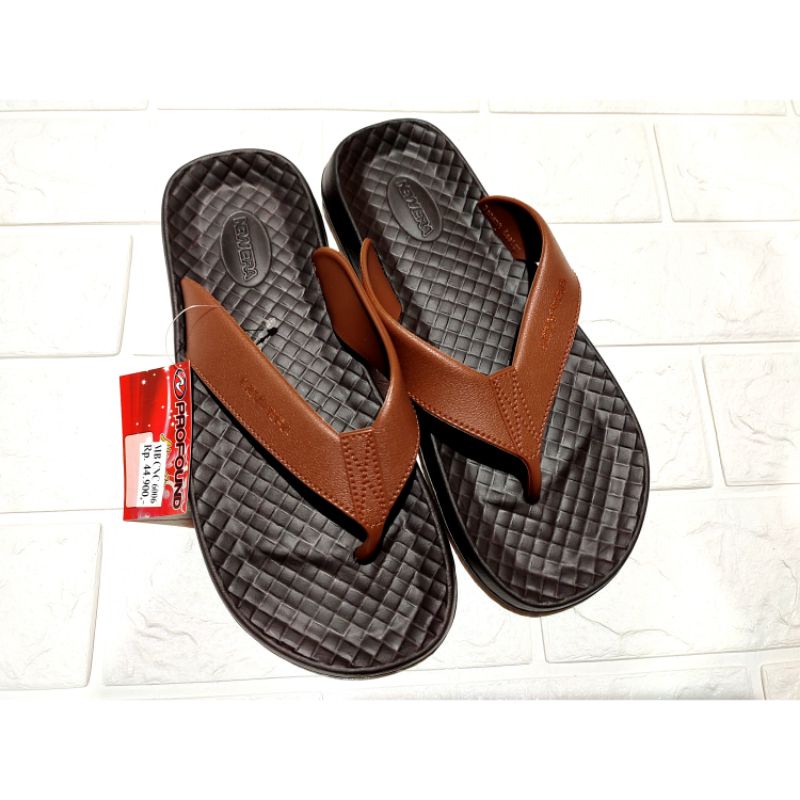 sandal jepit pria new era karet cnc 6006