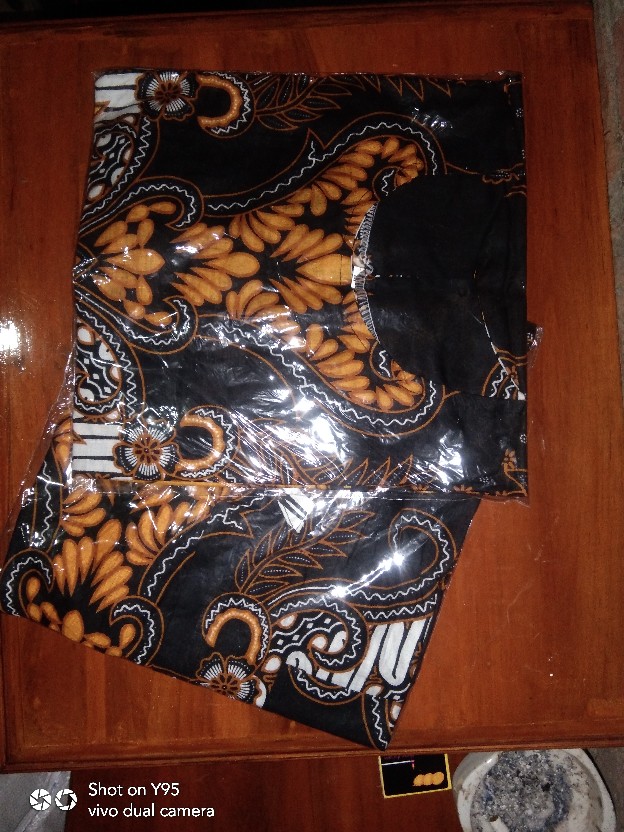 Batik Couple_maora Sania Ruffle Batik Couple Ori Atasan Wanita