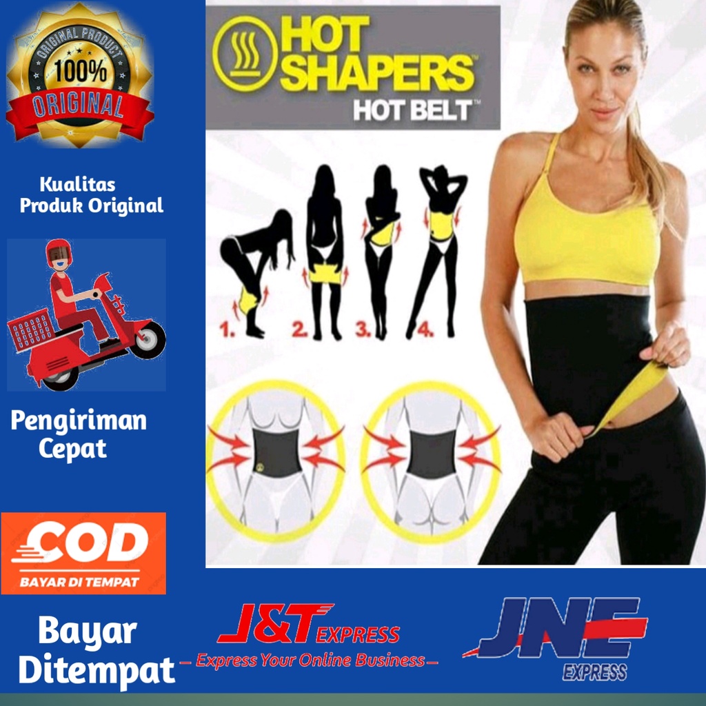 [BISA COD] Korset Pelangsing Perut Hot Shaper Slim Waist Korset Pelangsing Tubuh Pinggang Pembakar Lemak ORI