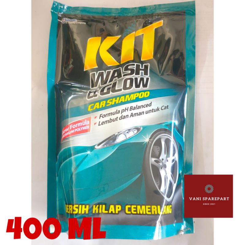 Kit Wash and Glow Shampoo Cuci Refill Bersih Cemerlang 400 ml 720 ml