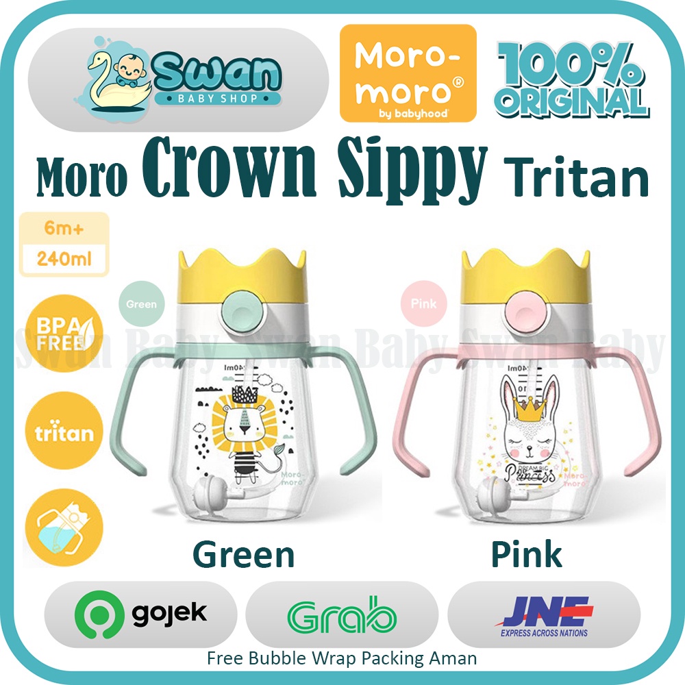 Moro-Moro Crown Sippy Cup Tritan 240ml (MSC-2240)