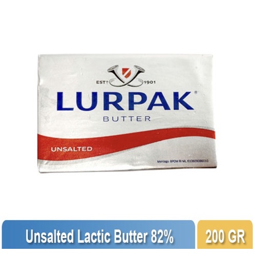 

Best Preum Butter Lurpak Danish Lactic 82% Salted 200Gr