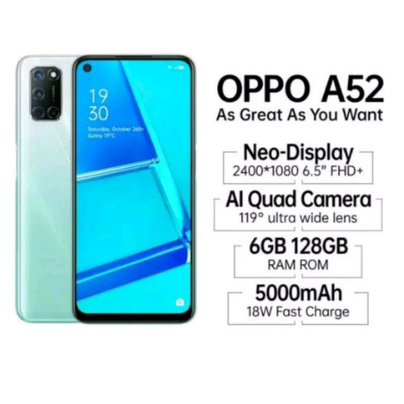 OPPO A52 Ram 6/128GB