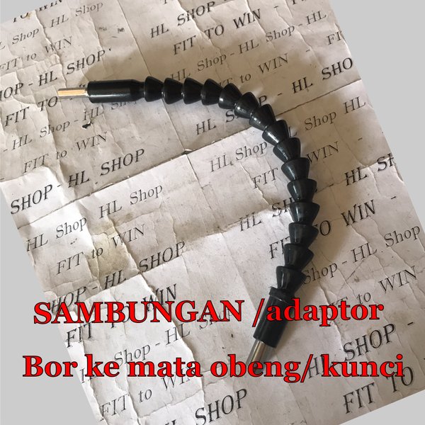 Original Adaptor Sambungan Serbaguna Bor Ke Mata Obeng Kunci Shock Sock L