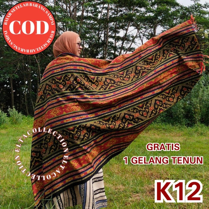 Aeyleasha Kain Tenun Ikat Blanket Tenun Asli Tenun Lombok Kalimantan