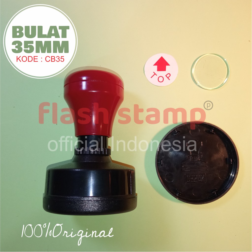 Gagang Stempel Flash Bulat  35 mm
