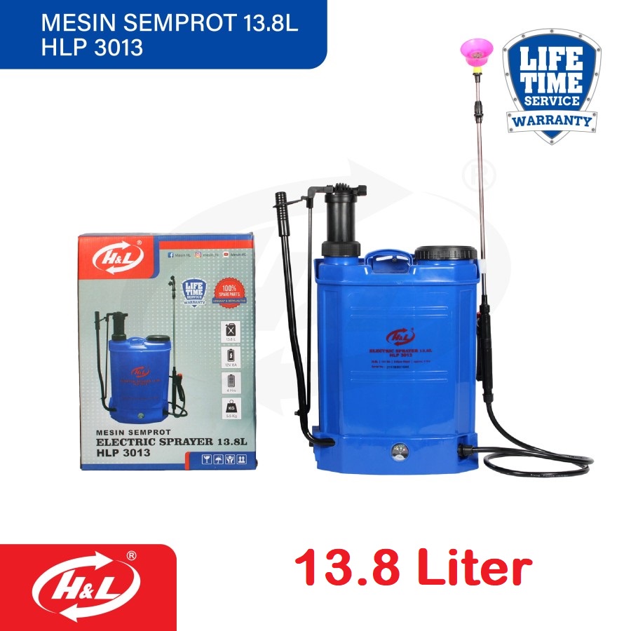 H&amp;L Electric Sprayer Elektrik 13.8 Liter Alat Semprot Hama HL 3013