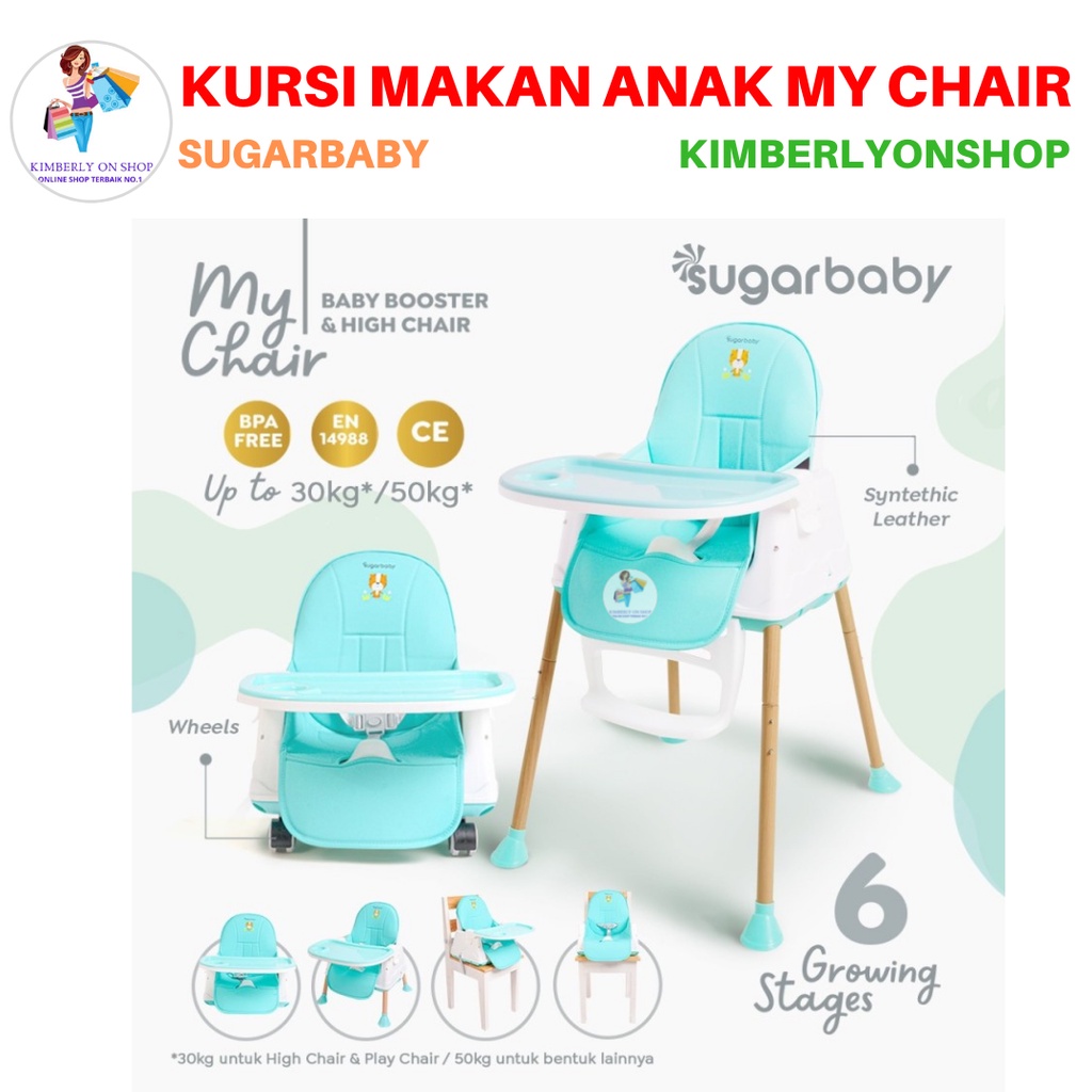 Kursi Makan Bayi Anak My Chair Baby Booster &amp; High Chair Sugarbaby