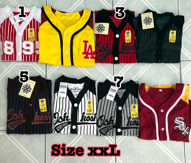 Baju baseball tee kaos anak base ball