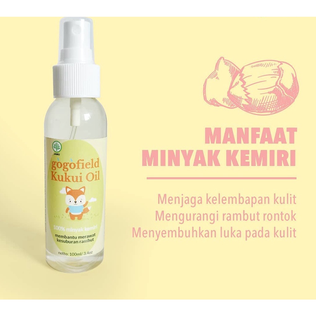 GOGOFIELD KUKUI OIL MINYAK KEMIRI 100ML