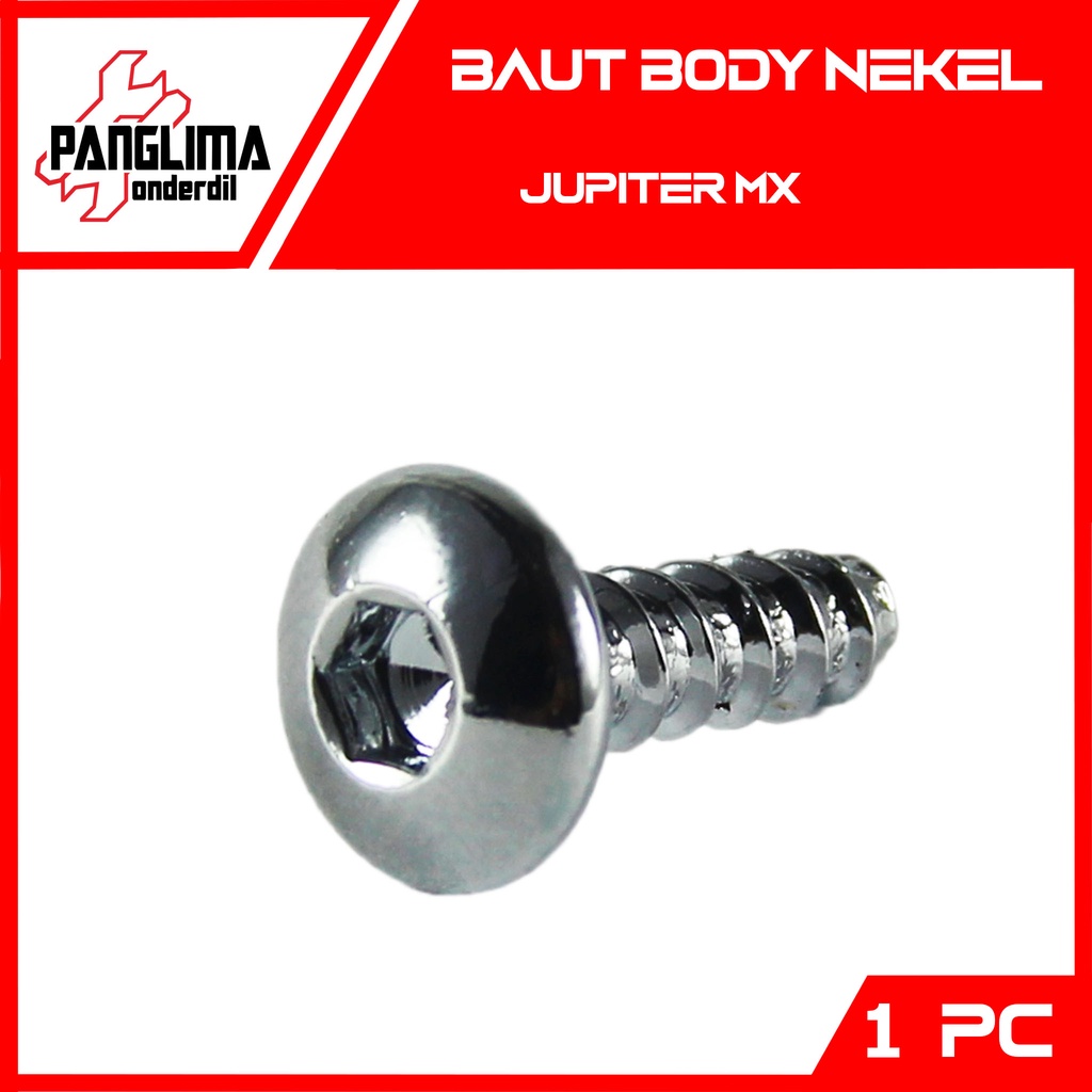 Baut Body Nekel Kunci L M5x15 - 5x15 Jupiter MX Baud Bodi-Batok Nikel