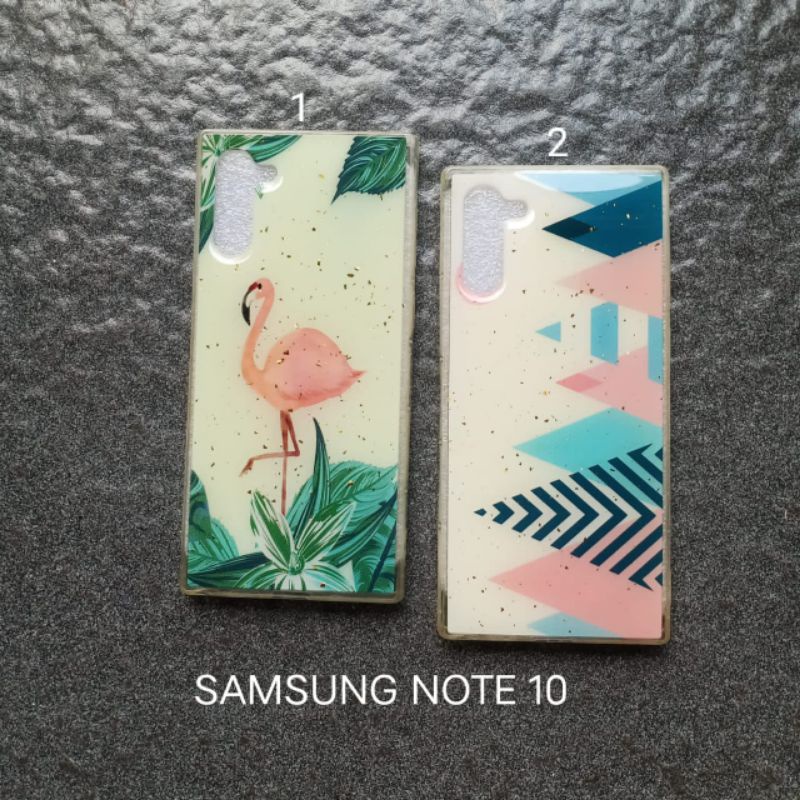 Case gambar samsung note 10 motif cewek swan glitter soft softcase softshell silikon cover casing kesing housing