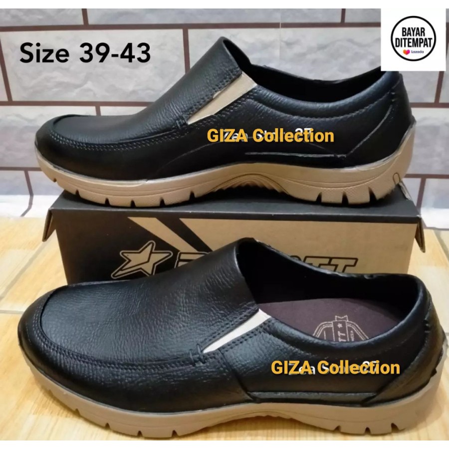 Sepatu Pria Dewasa Fantofel Hitam Bahan Karet Anti AIR