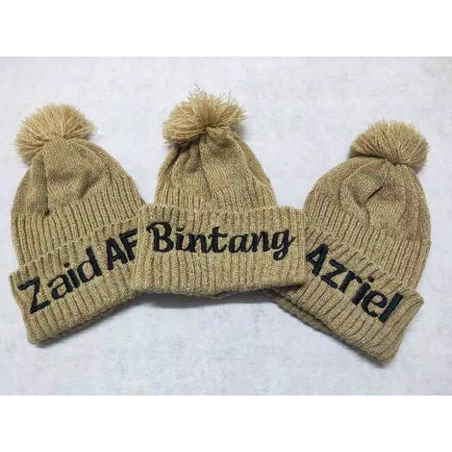 Kupluk bayi nama kupluk anak polos kupluk jambul topi rajut
