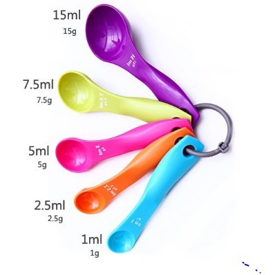 ♣️ Serafina ♣️ -[ Set 5 In 1  Sendok Takar ] Warna Warni Ukur Bumbu
