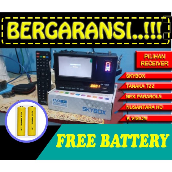 Satfinder Rakitan Skybox A1 New, STB gol, K-vision, Nusantara HD, Tanaka T22, Nex Parabola