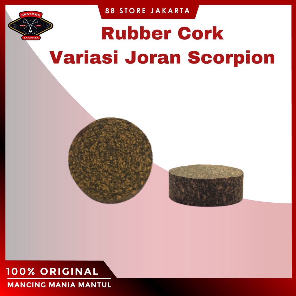 rubber cork variasi busa joran