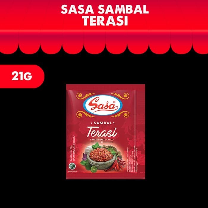 

SASA Sambal Terasi Sachet 21 gr x 10