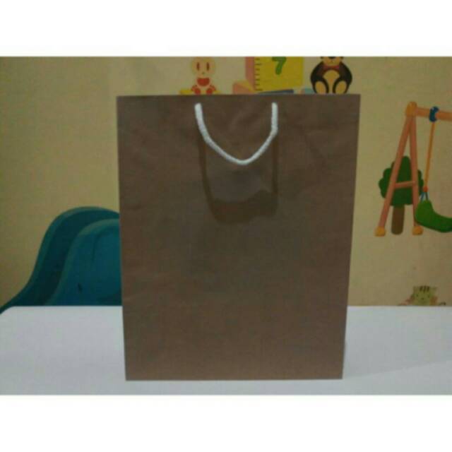 

paperbag craft coklat polos uk P30 L10 T40(jumbo),paperbag,paperbag murah,paperbag custom
