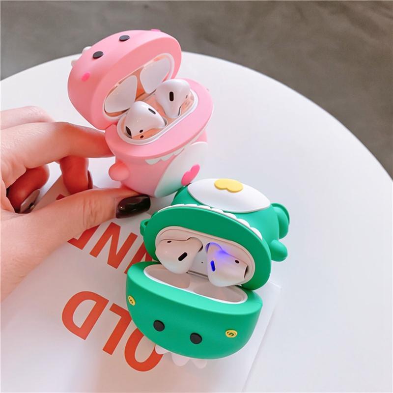 Eounthbard Soft Case Airpods 1 / 2 Bentuk Kartun Bahan Silikon