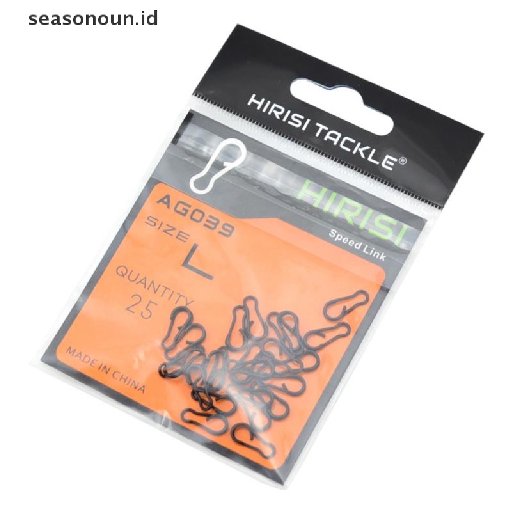 (seasonoun) 50pcs Klip Konektor Quick Change Untuk Memancing Ikan Kerapu