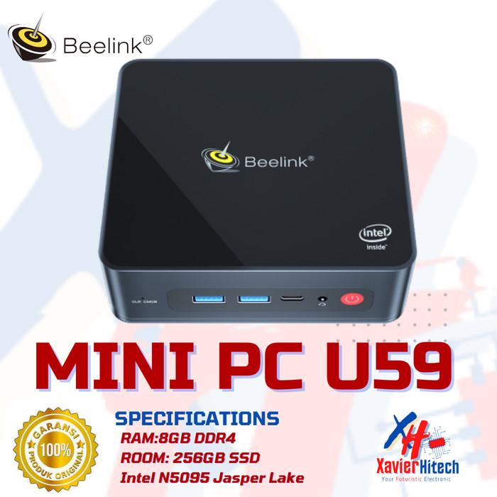 Mini PC Beelink U59 8/256GB SSD Intel N5095 Jasper Lake Windows 10 Pro