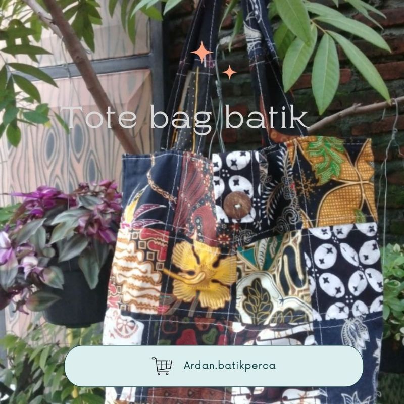 tas batik perca // tote bag perca